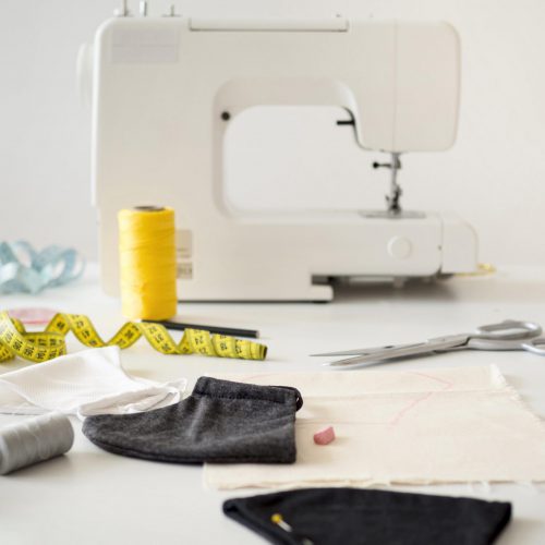 high-angle-sewing-machine-with-measuring-tape-face-masks
